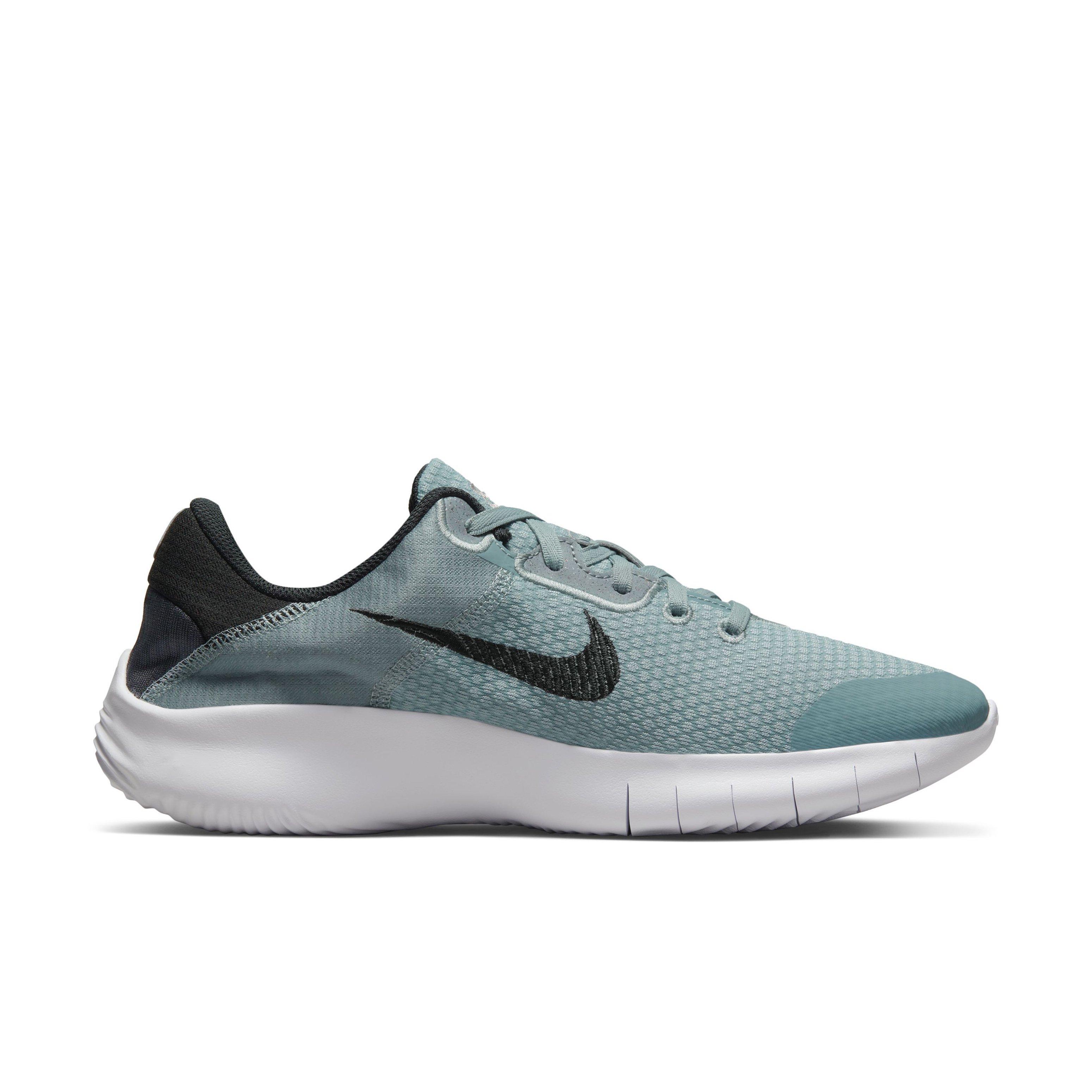 Nike training flex trainers in grey with peach outlet swoosh